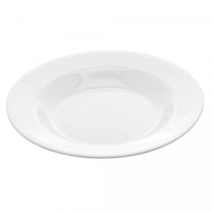 Prato Fundo Melamina Branca 6un Milão 25,5cm Lyor