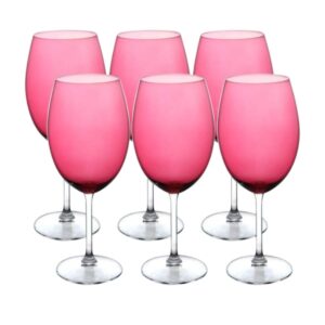 Jogo Taças P/ Água Cristal Gastro 580ml 6un Violeta Bohemia