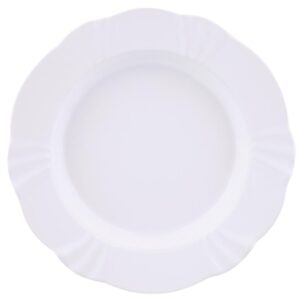 Pratos Fundos 24,5cm Soleil White 6un Porcelana Oxford