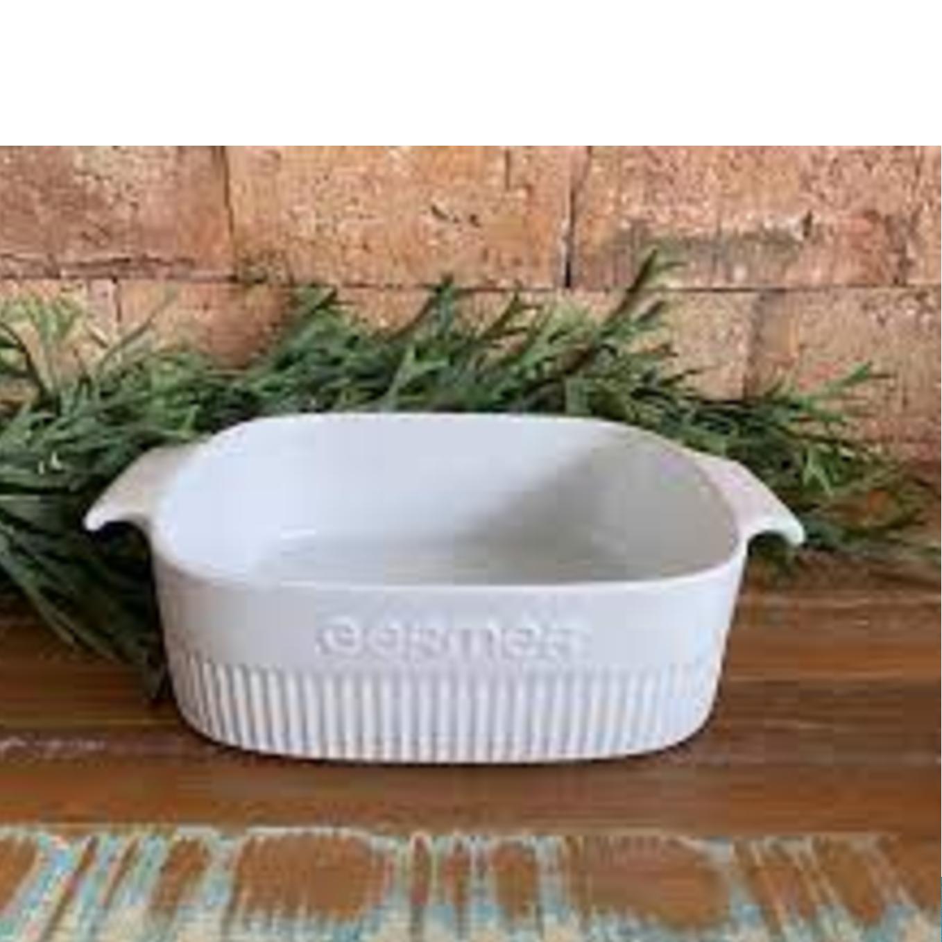 Assadeira Travessa Refrataria Porcelana Branca 21x21x7cm Germer - Image 2