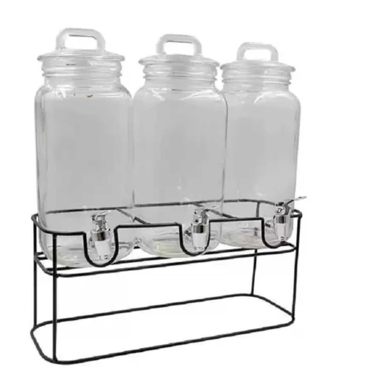 Suqueira de Vidro com Suporte de Metal com 2.3l cada 3pç - Image 9