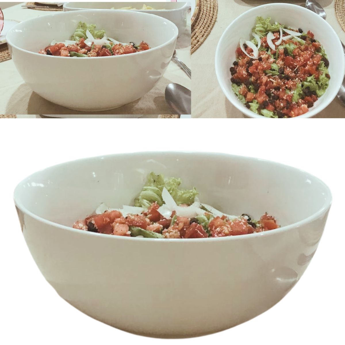 Saladeira Tigela Bowl Melamina Branca 29x13cm 5L Wolff - Image 2