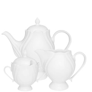 Jogo para Chá Soleil White 3pç Porcelana Oxford