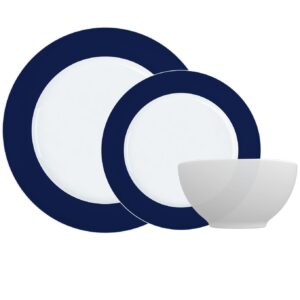 Aparelho de Jantar Versa Azul Marinho 18pç Porcelana Germer