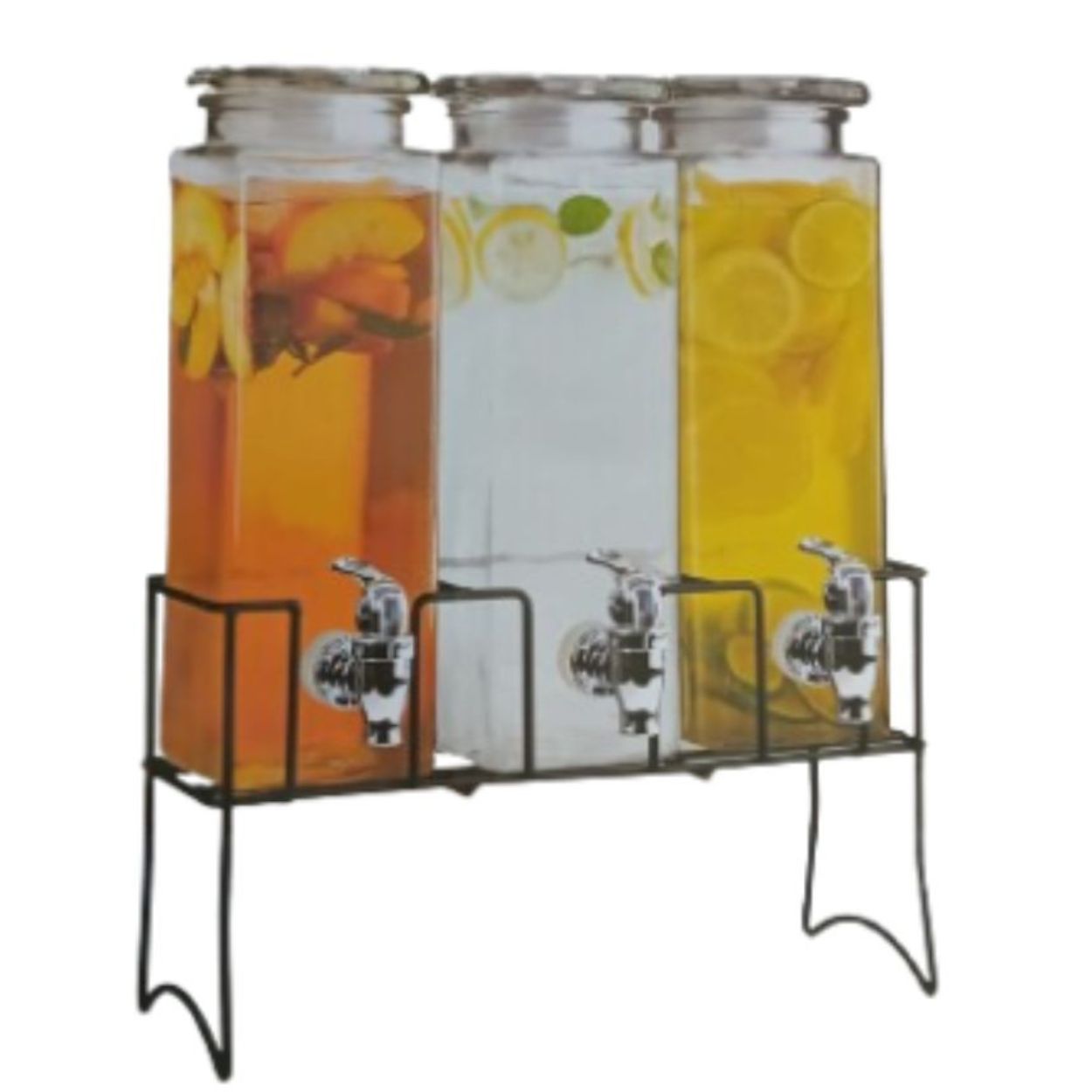 Suqueira de Vidro com Suporte de Metal com 2.3l cada 3pç - Image 2