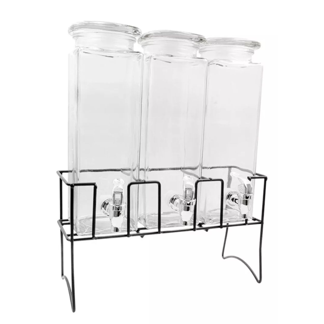 Suqueira de Vidro com Suporte de Metal com 2.3l cada 3pç - Image 4