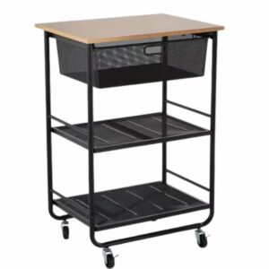 Carrinho Multiuso Cozinha Escritório Tisch 60X45,7X91,4cm Member´s Mark