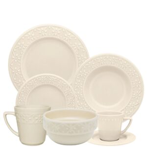 Aparelho de Jantar 42pcs Mendi Marfim Oxford
