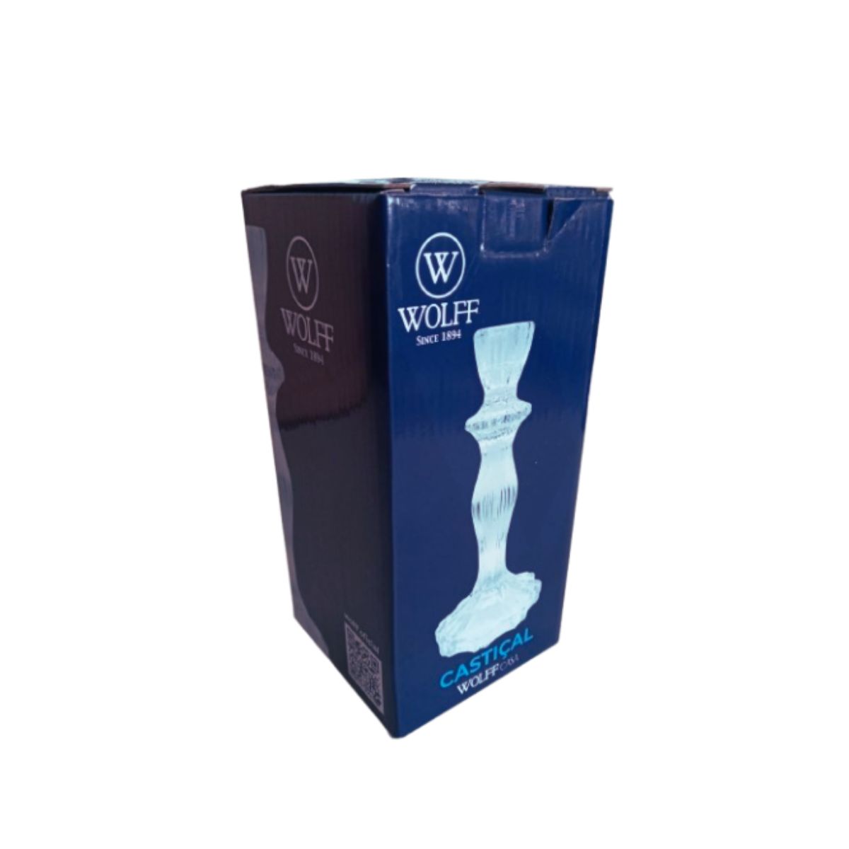 Castiçal para Vela de Vidro 10x20,5cm Athenas Wolff - Image 5