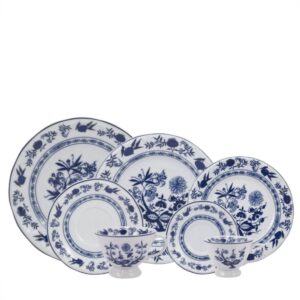 Aparelho de jantar Chá e Café Cebolinha 42pç Porcelana Schmidt