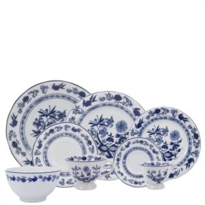 Aparelho de Jantar e Chá 48pçs Cebolinha Porcelana Schmidt