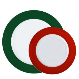 Jogo Pratos Rasos e Sobremesa Versa Natal 12un Porcelana Germer