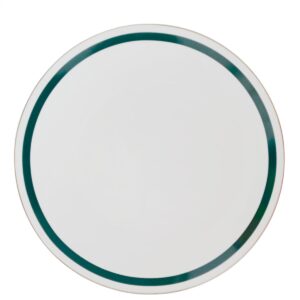 Prato Raso Filete Ouro e Verde 26,5cm 6un Trés Classic L`Hermitage