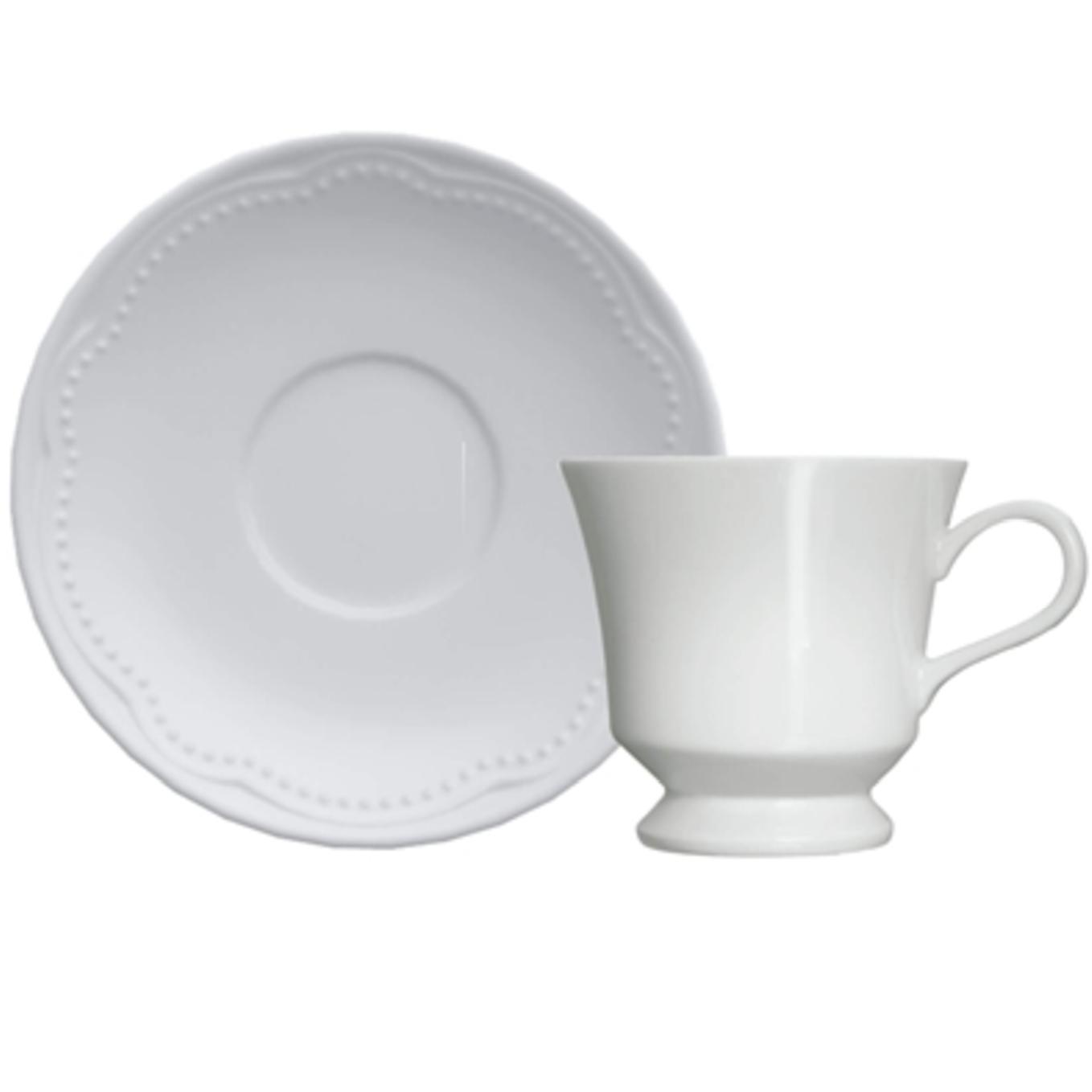 Jogo Xícaras para Chá Cottage 200ml 6un Porcelana Germer