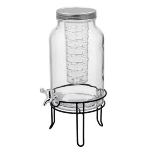 Suqueira com Suporte para Gelo e Suporte Metal 5,5lts Sucos Refrigerantes