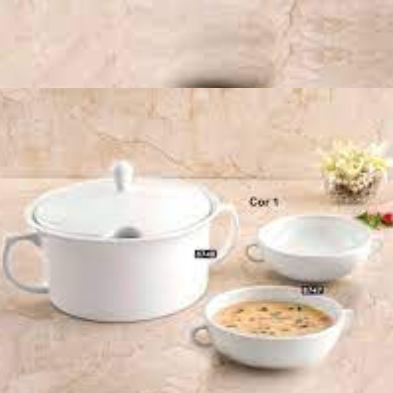 Sopeira Porcelana Coup White 2 litros Oxford Porcelanas - Image 3