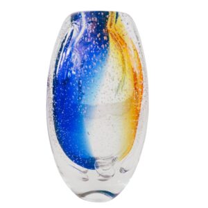 Vaso Murano Decoração 15,5x8x29cm Aurora Mek