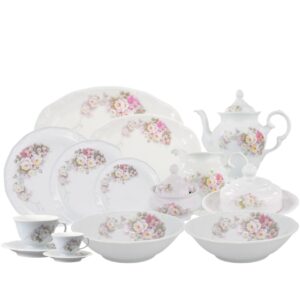 Baixela Serviço Jantar Eterna 50pç Porcelana Schmidt