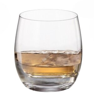 Jogo Copos Cristal Mergus para Whisky 410ml 6un Bohemia