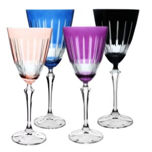 Jogo de Taças Cristal Lapidado Elizabeth para Vinho 250ml Bohemia