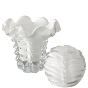 Vaso Murano Decoração 2pç Torcello Mek