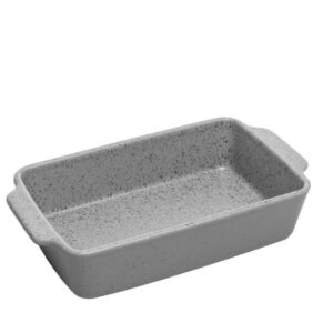 Assadeira,Travessa Refratária 1un com Alça Mist Cinza Matte 35x22xx7cm Wolff