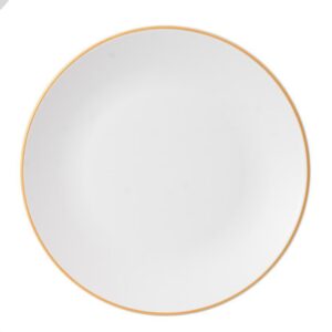 Prato Raso Porcelana Filete Ouro Legacy Gold 26,5cm 6un L`Hermitage