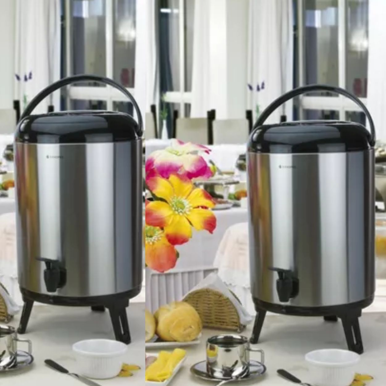 Garrafa Botijão Térmico 9,5litros para Água, Café Hotel Evento Colossus Mek - Image 3
