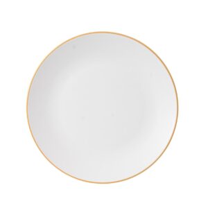 Prato Sobremesa Porcelana Filete Ouro Legacy 19cm 6un L`Hermitage