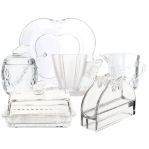 Jogo Xícara Chá e Prato Sobremesa Butterfly  16pc Wolff