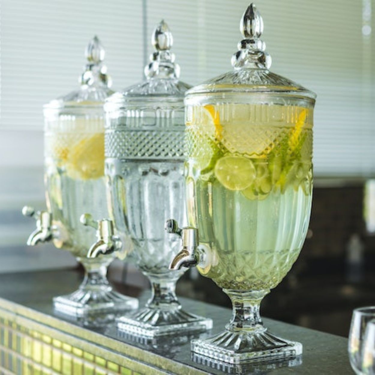 Suqueira Dispenser em Cristal para Suco Brandon 4,5Litros Wolff - Image 2