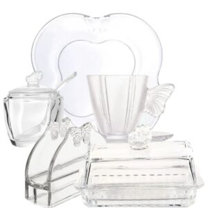 Xícara Chá, Prato Sobremesa, Açucareiro 15pç Butterfly Wolff