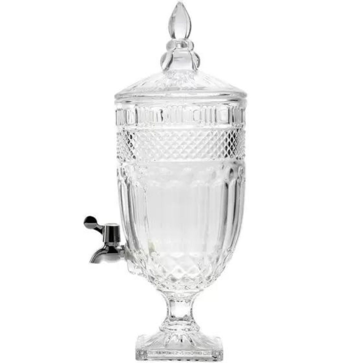 Suqueira Dispenser em Cristal para Suco Brandon 4,5Litros Wolff