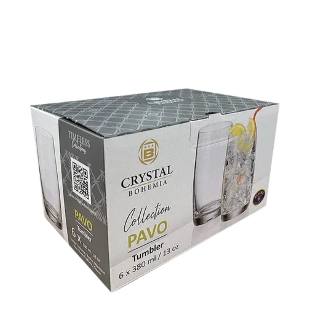 Jogo Copos Cristal Longdrink e Whisky 12un Pavo Bohemia - Image 7