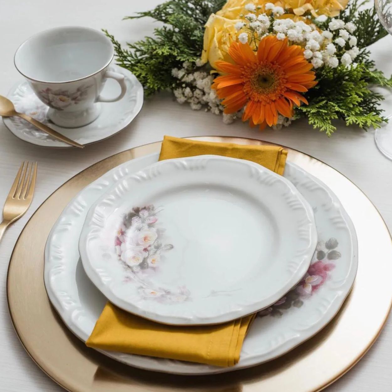 Baixela Serviço Jantar Eterna 46pç para 6 pessoas Porcelana Schmidt - Image 4