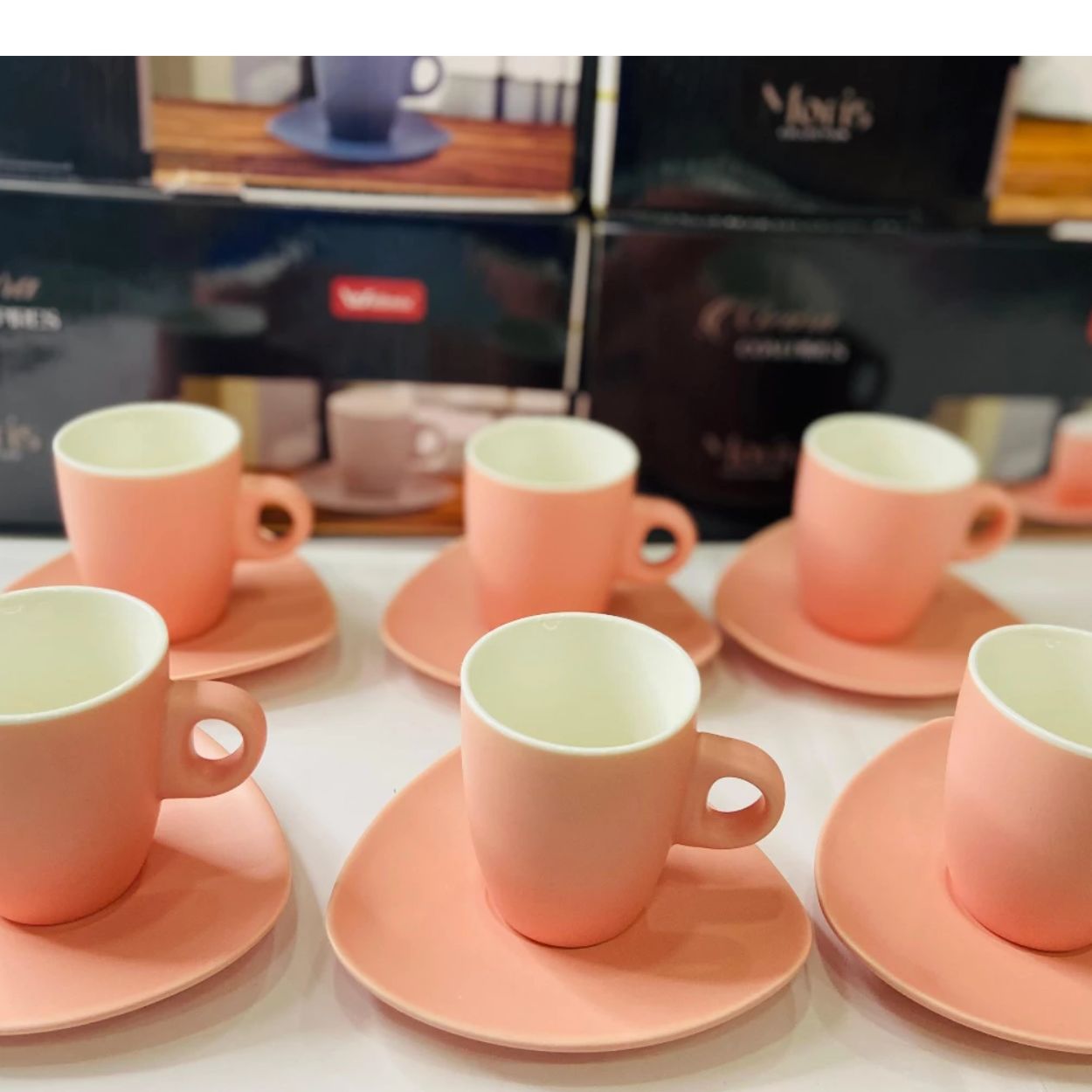 Xícara para Café Porcelana Moris Rose 100ml 6un - Image 4