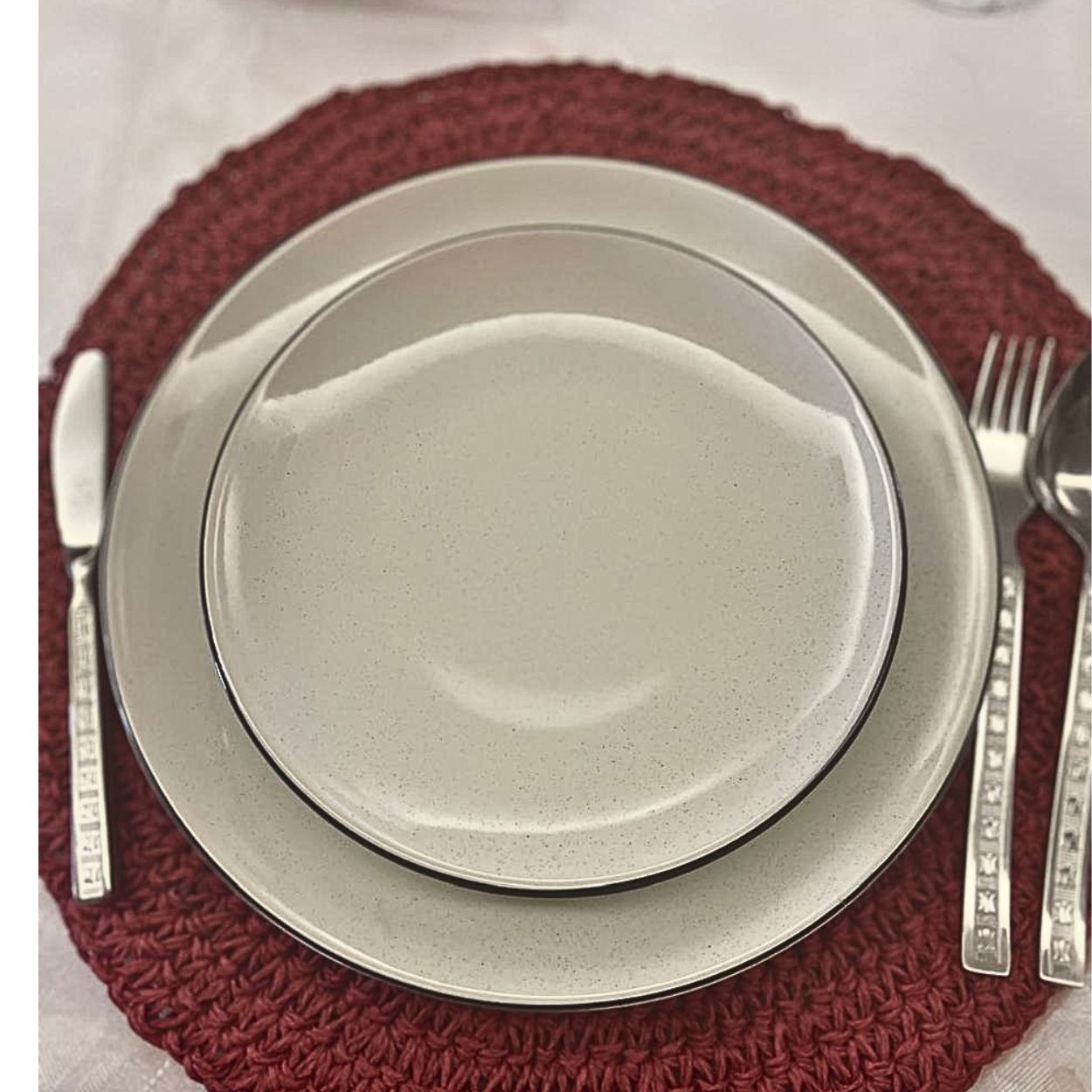 Aparelho de Jantar e Chá 24pç Serve 6pessoas Cerâmica Zimbros - Image 6