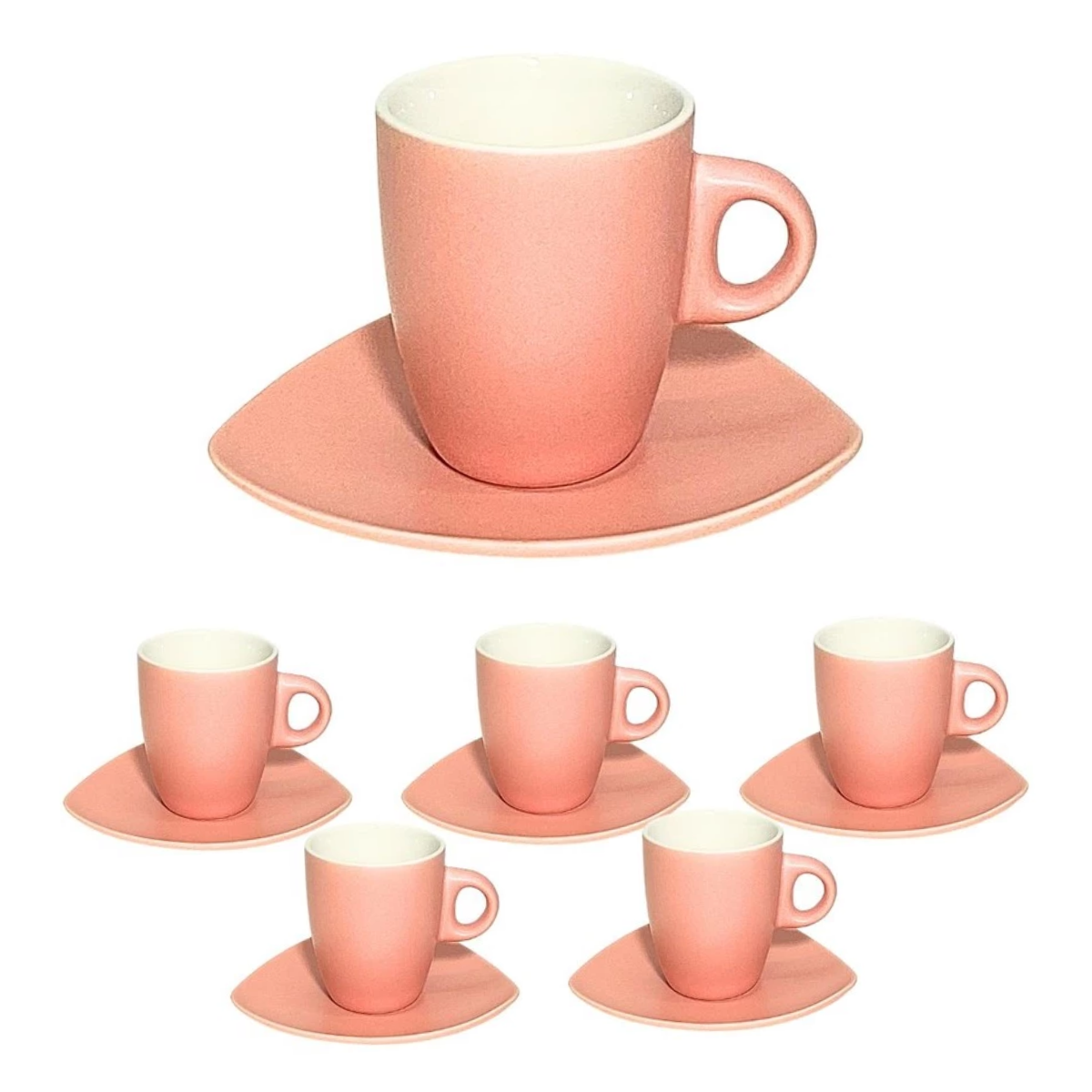 Xícara para Café Porcelana Moris Rose 100ml 6un - Image 5