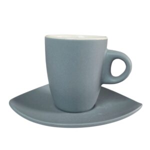 Xícara para Café Moris Azul 100ml  6un Porcelana