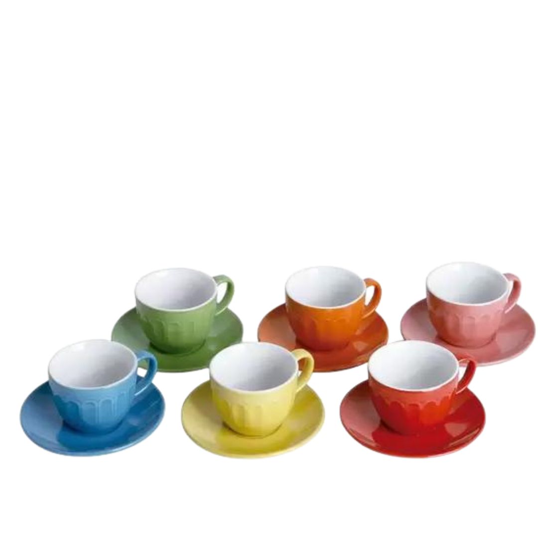Jogo Xicaras para Café 90ml 6un Colors Lyor