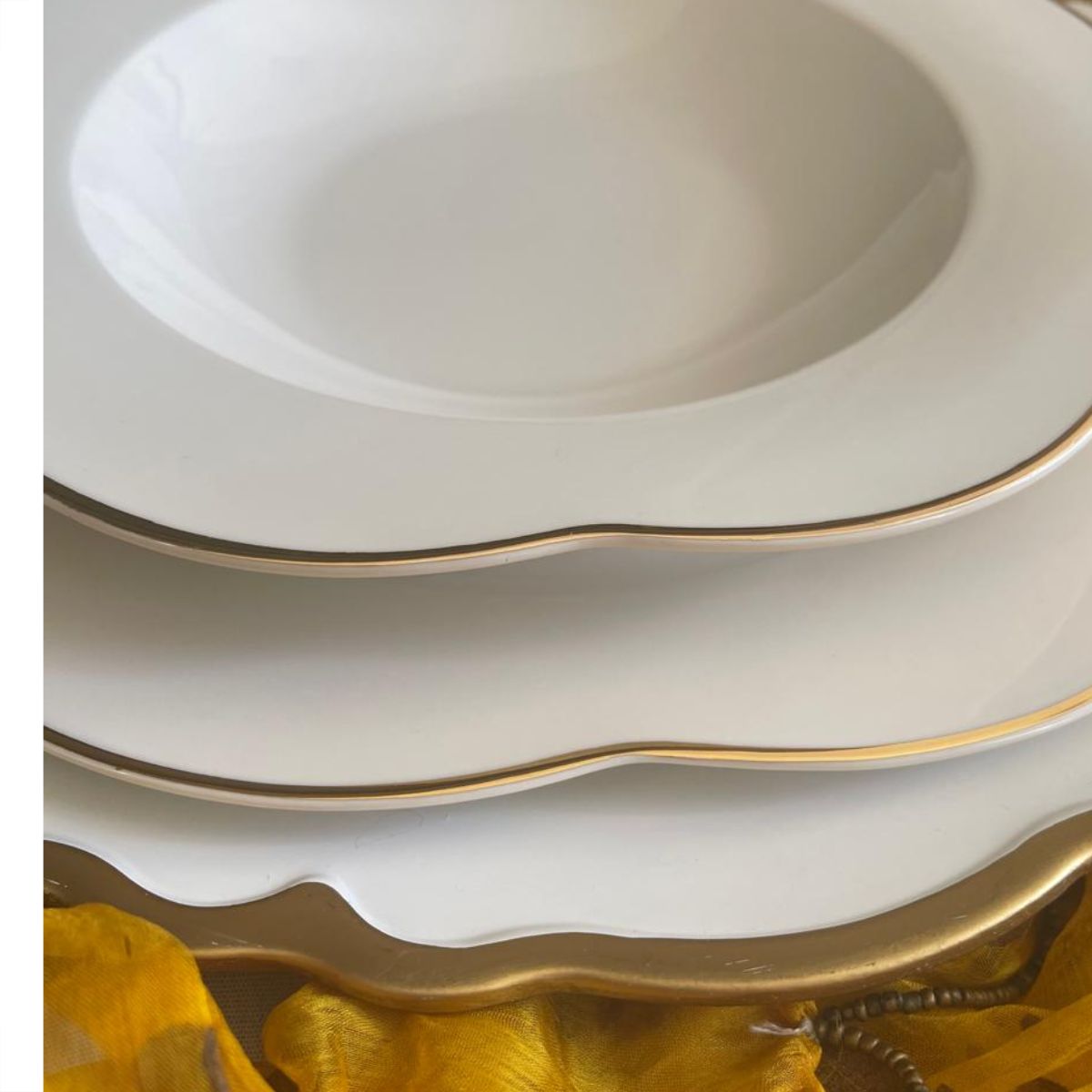 Baixela e Serviço Jantar Camelia 48pç Porcelana L'Hermitage - Image 4