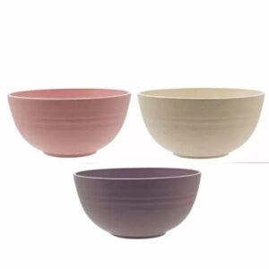 Bowls Lines de Fibra Bambu 15x7cm 600ml 6un piscina,festas,caldos Lyor