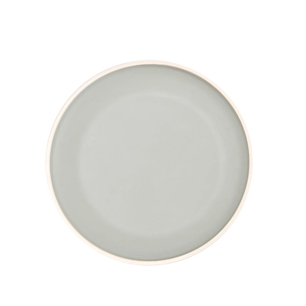 Prato Sobremesa Melamina Cinza 20cm 6un Class Wolff