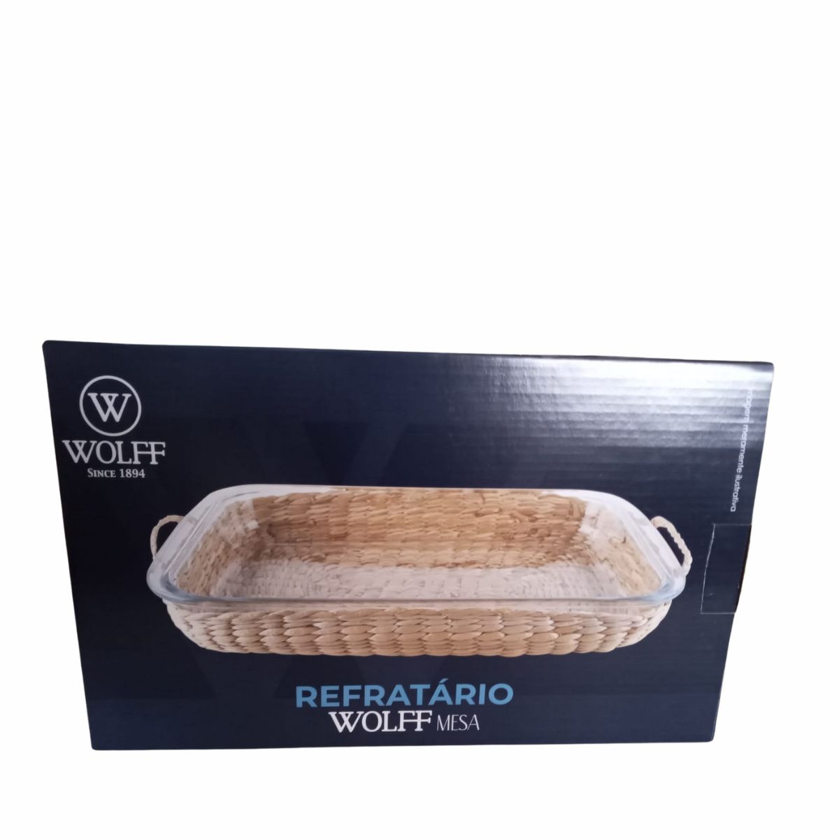 Travessa e Assadeira Refratária 34,5x20x6cm Suporte de Fibra Natural Wolff - Image 5