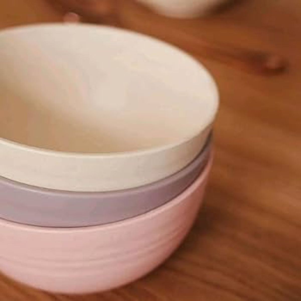 Bowls Lines de Fibra Bambu 15x7cm 600ml 6un piscina,festas,caldos Lyor - Image 2