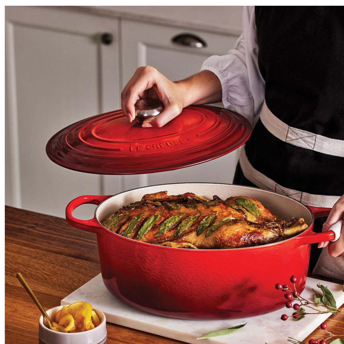 Panela Caçarola Cerâmica 24cm 4,5litros 4mm Chef Florença - Image 4