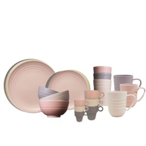 Jantar e Chá de Fibra de Bambu 42pç - piscina, fazenda, churrasqueira Lyor