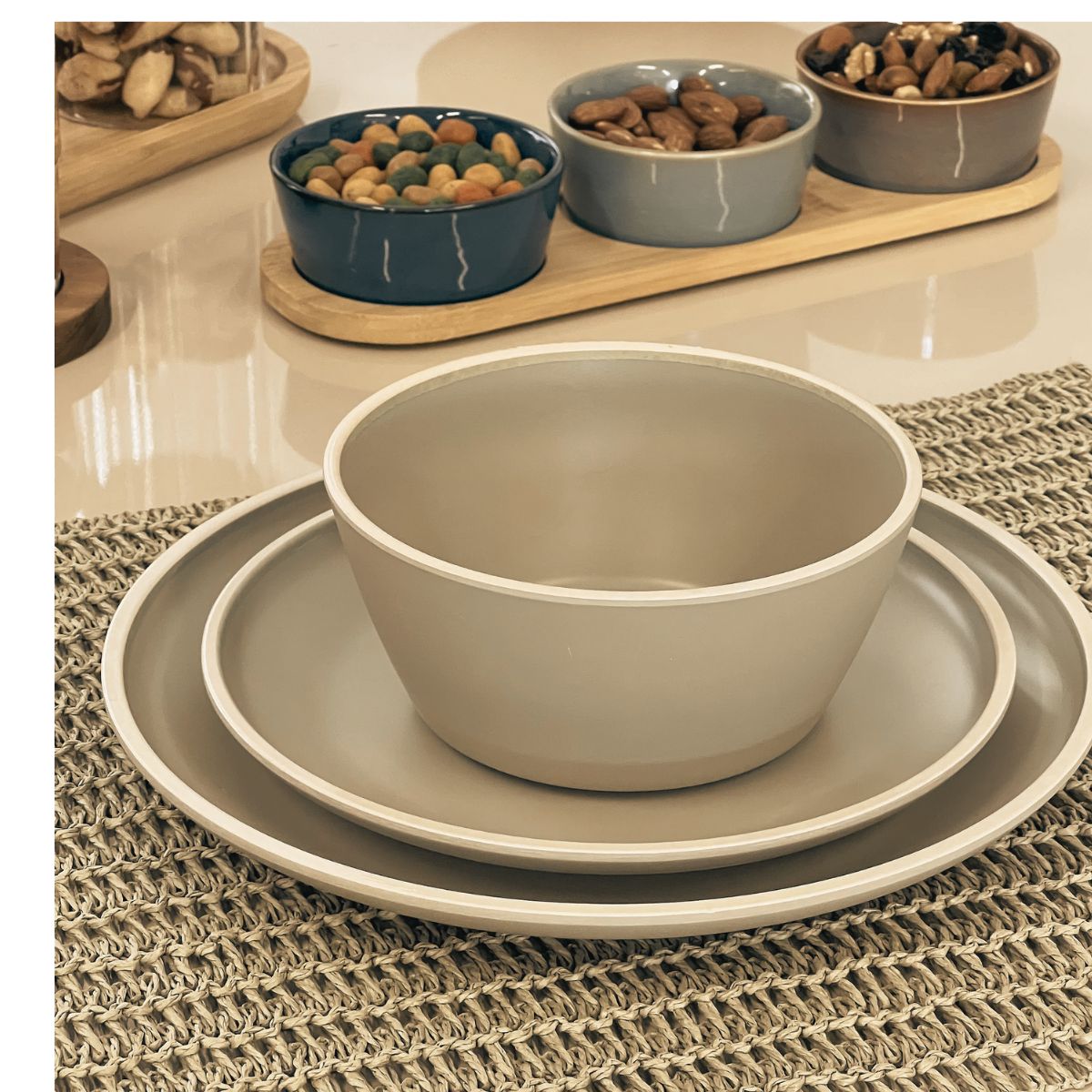 Bowl Melamina Bege 600ml 15x7cm 6un Class Wolff - Image 3