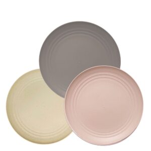 Prato Sobremesa Lines de Fibra Bambu 20cm 6un piscinas,festas Lyor