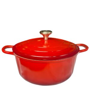 Panela Caçarola Vermelha Cerâmica 28cm 7,0litros 4mm Chef Florença